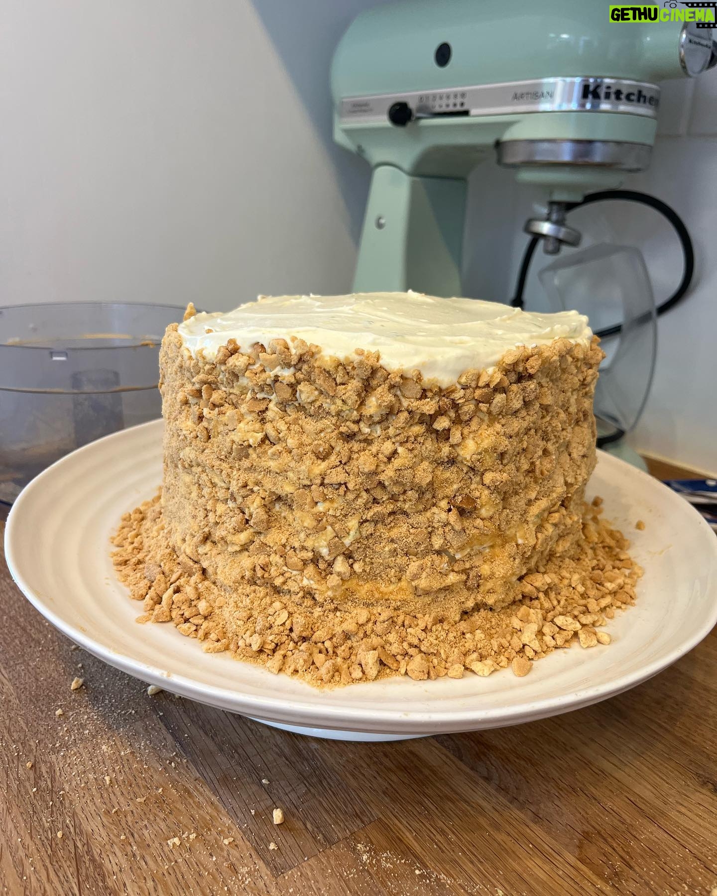 Megan Taylor - 3 Likes - It’s my birthday 🎈 and I made a Russian honey cake 🎂
I love nothing more than trying out a new style of baking and I chose mine and mums birthday to make a totally random cake (random to me but not online-there are millions of recipes around). It’s basically a stack of biscuits. I used nine biscuits. Then a cream, sour cream, honey, vanilla icing. I added the zest of lemon and lime to the icing which made it much nicer for me as someone that doesn’t really love cream.
Swipe through the carousel to see the making of it xx
•
•
•
It’s my birthday and I made a cake 😆
#baking #russianhoneycake #bakeoff #britishbakeoff #birthday #itsmybirthday