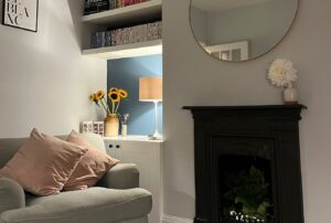 Megan Taylor Instagram - We’re going home 🏡 
I am so excited to say we are moving back to Thames Ditton!!! …next week 🤯

I am so proud of everything we have done to this house and have improved it so much. I will share some before and afters over the next week or so so that you can see the difference. This is the living room. Scroll to the last image to see how it looked before we moved in. They somehow made it look minuscule???

After an incredibly quick sale (5 days!!!) and a quick turn around (7 weeks!!!), we have officially exchanged and are actually moving 🏡.

However, I won’t believe it until we have the keys 🔑 😂 

Our plan has always been to move back to Thames Ditton. It’s where I grew up. I lived there for 32 years!!!

It’s a real “do-er upper” so I hope you are ready to follow along for the reno journey.

YES, we are moving a month before baby is due and YES we do have 2-3 weeks of work to do on it before we move in and YES we are moving in to my parents house and YES I pray everything goes smoothly and baby doesn’t arrive too early 😆.
Am I crazy? YES! It was too good of an opportunity to miss out on imo and it’s our stepping stone back into the village we have both missed so much 🏡 💕 

#homereno #homerenovation #beforeandafter #surreygirlatheart