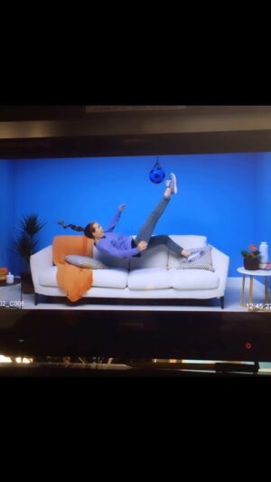 Megan Taylor Instagram - Go on Lionesses ⚽️
Had to share this behind the scenes from a commercial I shot for Lenovo.
In the audition I had to do a bicycle kick. Despite playing football for my school from a young age I had never done anything special, trick-wise. I went to the casting in between a fitting job in Battersea. I travelled to London Bridge and back back in quite the sweat but the casting director wasn’t there yet. I had to leave to get back to work!!
They were running the casting until 6 so I decided I would go back again after work. I wasn’t sure whether to bother because I didn’t think I could even do a bicycle kick 😂. That being said, I thought…there can’t be too many london actresses that have played football before!!??
Anyway…luckily they were grateful I came back and I nailed the kick every-time 😂. In the casting they threw the ball into me but luckily on the actual shoot they had it on a string 😂 👍🏼 
•
•
•
#lionesses #footballscominghome #goonlionesses #girlpower #womensfootball Bicycle kick | lionesses | behind the scenes of a commercial @motmodels