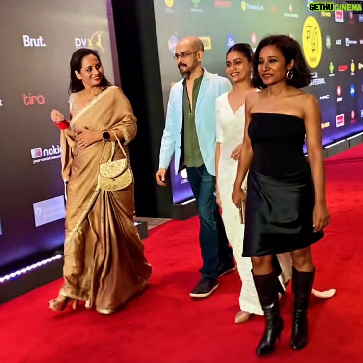 Megha Mathur - 284 Likes - #aboutlastnight
Actors @smitatambe @meghamathurhere and @tannishtha_c with writer-director @nakedindianfakir at #JORAM's Indian Premiere.
Photo: @viraj_selot