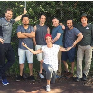 Mehdi Bousaidan Instagram - Tous les gars du film sont là !

@marianacherie 
#depereenflic2
