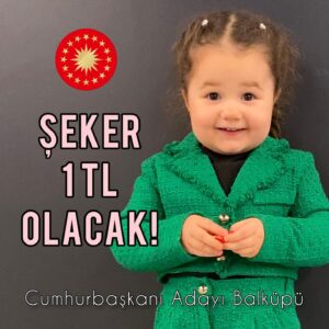 Mehmet Ali Çatal Instagram - Şeker 1 TL olacak. 
#seçim2023