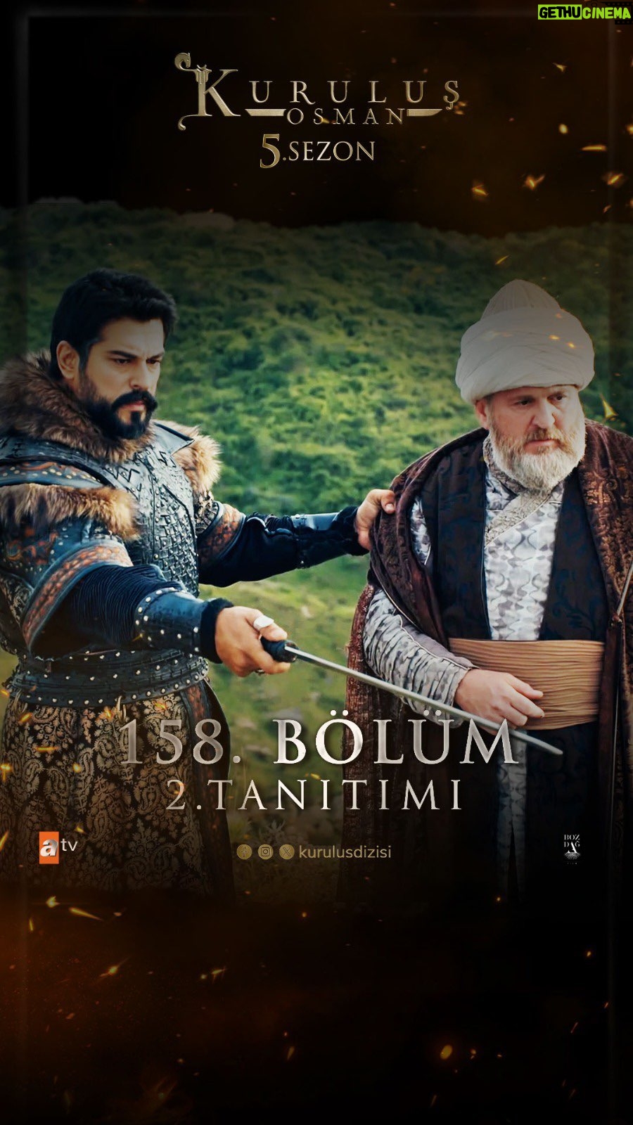 Mehmet Bozdağ - 9.3K Likes - “Ayak bastığım her yerde bey de benim, devlet de benim!”
"Wherever I tread, both the sovereign and the populace are mine!"
#KuruluşOsman 158. Bölüm 2. Tanıtımı ⚔️
Kuruluş Osman heyecan dolu yeni bölümüyle Çarşamba 20.00’de #atv’de!
@kurulusdizisi @bozdagfilm @atvturkiye