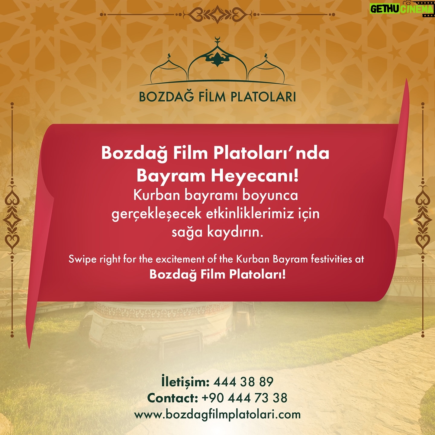 Mehmet Bozdağ - 2.5K Likes - Beklenen o program geldi! Kurban Bayramı’nda Bozdağ Film Platoları’na bekliyoruz!
Expected programs arrived! We are waiting for you at Bozdağ Film Platoları for the Sacrifice Feast!
#BozdağFilmPlatoları #KurbanBayramı #horseshow #KuruluşOsman