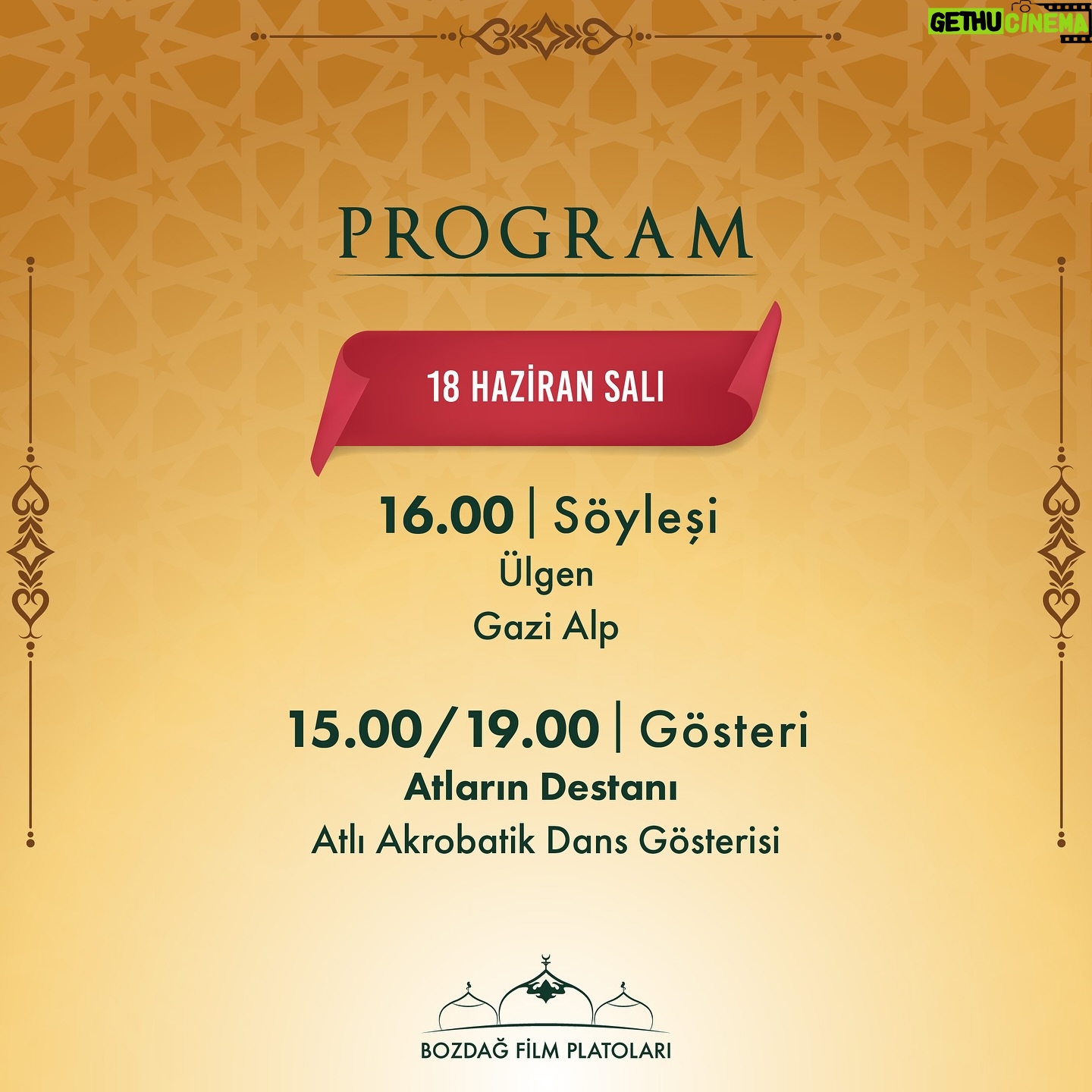Mehmet Bozdağ - 2K Likes - Kuruluş Osman dizimizin Ülgen Hatun’u Begüm Çağla Taşkın ve Gazi Alp’i Ali Osman Arıkbaş yarın ziyaretçilerimizle beraber olacak!
#BozdağFilmPlatoları #KuruluşOsman