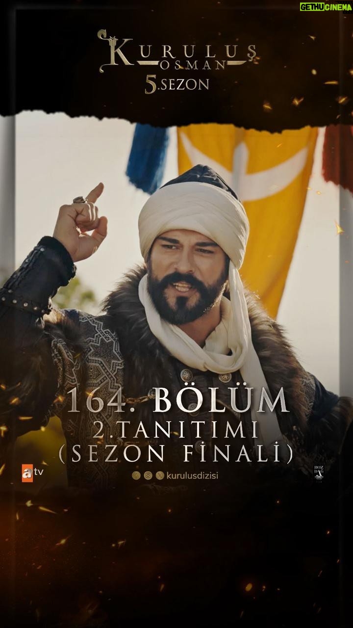 Mehmet Bozdağ - 9.2K Likes - “Tek bir sancak altında, Türk’ün devleti için ilelebet var olacağız!”
"Under a single flag, we will exist forever for the Turkish state!"
#KuruluşOsman 164. Bölüm 2. Tanıtımı ⚔️
#KuruluşOsman Episode 164 Trailer 2 ⚔️
Kuruluş Osman heyecan dolu sezon finaliyle Çarşamba 20.00’de #atv’de!
Kuruluş Osman is on #atv Wednesday at 20.00 with its exciting season finale!
@kurulusdizisi @bozdagfilm @atvturkiye