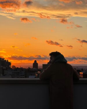 Mehreen Karim Instagram - he points out every ephemeral color in the sky to me like it’s his job. happy birthday sunset boy 🧡