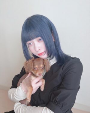 Mei Hashima Instagram - にゅーめいりんだお。

この前のアンケートで1番多かった色にしてみたよ💙💜
色落ちたのしみ〜

 #ヘアカラー #ラベンダー  #ブルー #ヘアスタイル #ミディアムヘア  #ヘアアレンジ  #美容院 #イメチェン #自撮り