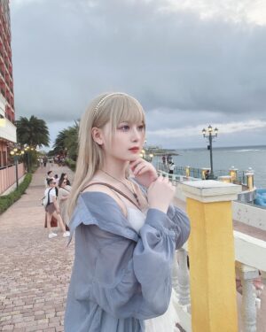 Mei Hashima Instagram - Newヘアーで沖縄きた🌺