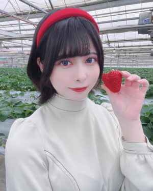 Mei Hashima Instagram - めっちゃ食った🍓