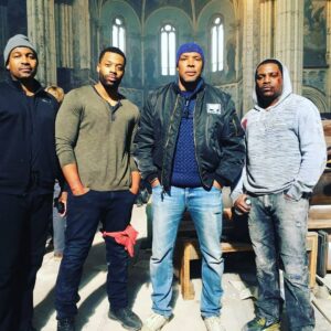 Mekhi Phifer Instagram - Me and my good dudes are putting in that serious work in chi-town! @roycedavoyce @nbcchicagopd 
Brilliant director/exec producer @eriqlasalle is crushing it for sure! @mykeltiwmson @canalstreetmovie