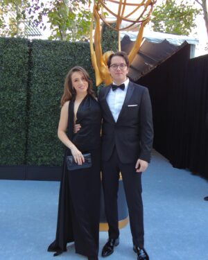 Mekki Leeper Instagram - Emmys! Still can’t believe I was nominated — all the other writers deserve more credit!! Everyone who worked on this show is so brilliant, and Ronald is the man. 

Also, thank you to everyone on tiktok who filmed their laptop screens ❤️

First photo by Michael Buckner/Variety via Getty Images

📸: @getty 
H/MU: @chousner 
Styled by: @markpaul_