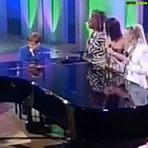 Mel B - 35.1K Likes - The goooood old days 😍😍 wth my spice girls and Elton John this was soooo fun I luv this so much 💜💜🙌🙌