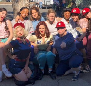 Melanie Field Instagram - To quote Maybelle Blair - “it was a party.” 

I’m so proud to share @leagueonprime with the world. I hope you have as much fun watching it as we did making it.