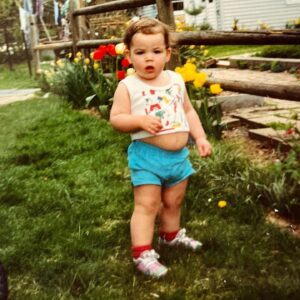 Melanie Field Instagram - Today is my birthday and I dedicate this year to her. This unbothered, letting it all hang out, “you talkin’ to me?” little badass unapologetically strutting through life in her crop top and booty shorts. This year, I’m harnessing her attitude, her boldness, her full fledged BDE. Lead the way, little Mel, I’m right behind you.