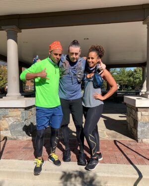 Melanie Nyema Instagram - I FINISHED! In more time than I’d hoped to, in PAIN, in KT tape, in a hip brace, inJURED. In just over 8 weeks since I hatched this plan and started running, in waning daylight, in step with my brother (without whose badassery, today would never have been). In near tears with overwhelming gratitude for a body that would DO this, a mindset that believed it could and a community of real, live ANGELS, whose encouragement was an ever present lift. TWENTY*SIX*POINT*TWO! There is a zero percent chance that I’ll be able to walk tomorrow (but at least THIS ‘thon I didn’t have to head straight to LAX from the finish line to put on 6” heels and play a show in Vegas the same night!) and today (TODAY!) I👏🏽FINISHED 👏🏽THE👏🏽NEW👏🏽YORK👏🏽CITY👏🏽(virtual)👏🏽MARATHON👏🏽