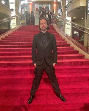 Melanie Papalia Instagram - 1yr ago❤️🌟💃🏻🕺🏽 #theoscars #theacademyawards #audible #netflix