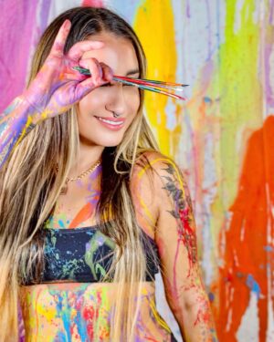 Melanie Posner Instagram - Happy Pride Month from your favorite overly gay artist 🌈💅🏼
Remember that even though we have this month to celebrate all that we are, all that our community has been through, and all that we’ll keep overcoming, be proud of yourself every god damn day of the year ❤️
