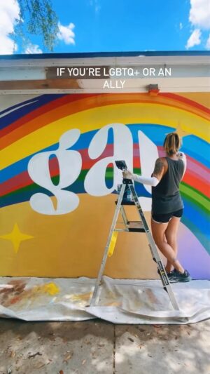 Melanie Posner Instagram - Happy Pride babes 🌈 Send this to your favorite queer 💖
.
.
.
.
#lgbtcommunity #loveislove #lgbtq #lgbtqpride #lgbtqartist #lgbtqart