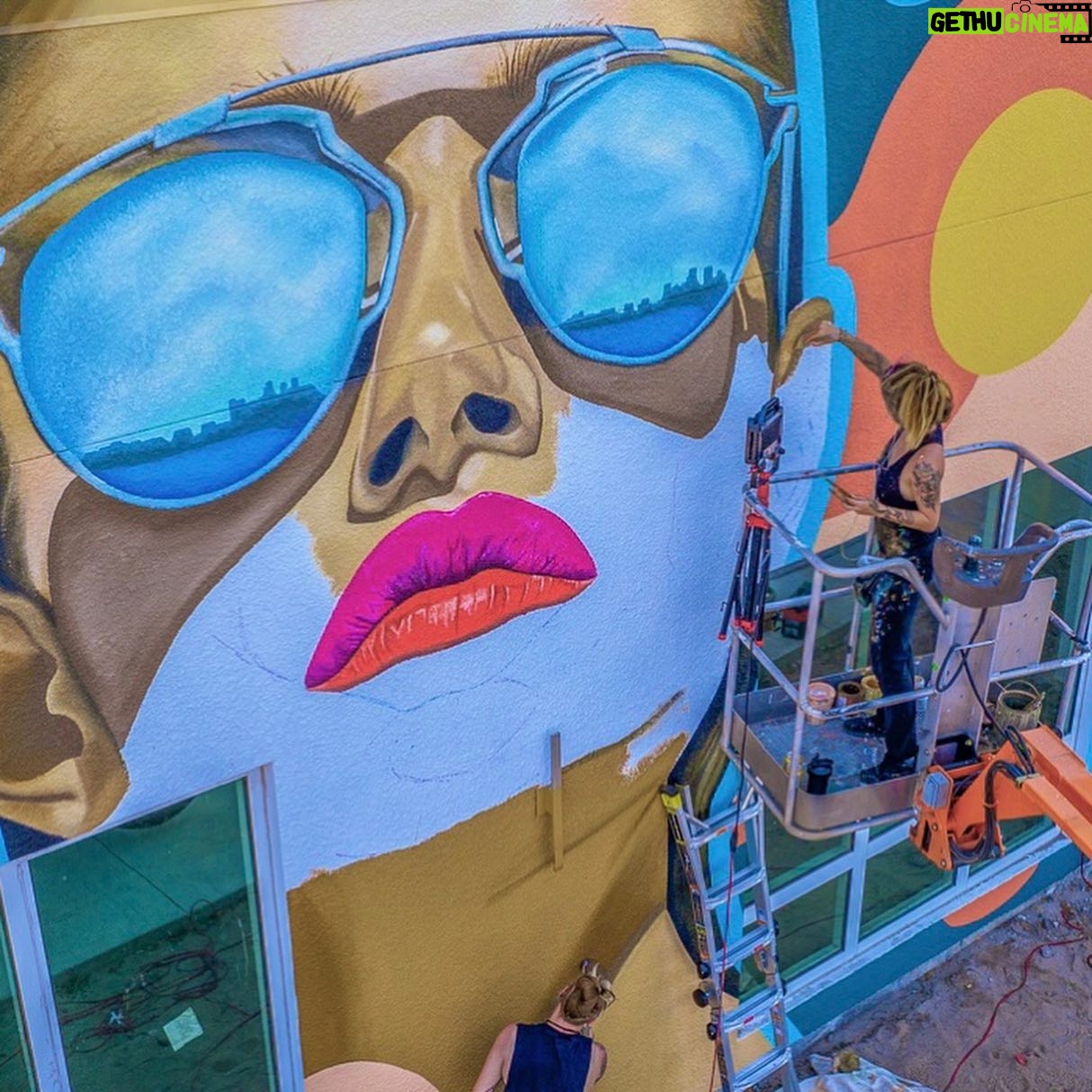 Melanie Posner - 3 Likes - I had a client tell me I don’t post enough of my artwork, so this is me making him proud 💁🏻♀️
Here are some progress, scale, and detail pictures of my massive project I had the pleasure of creating for @staymint ❤️
.
.
.
.
.
.
#stpetemurals #womenwhopaint #muralartist #muralart #hotelart #stpeteartist #femalepainter