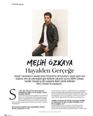 Melih Özkaya Instagram - @magdergi ile yaptığımız keyifli röportajla Haziran sayısındayım. 👊🏻 #magdergi