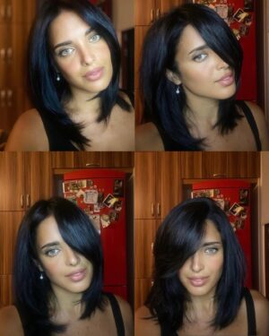 Melike Emiroğlu Instagram - 💇🏾‍♀️ #haircut #buisidekivirdik 🤪🖤