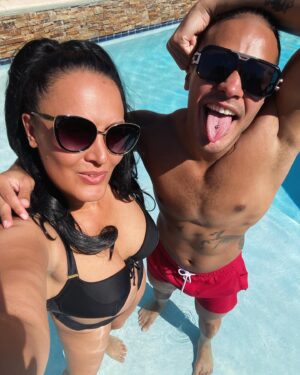 Melissa Anderson Instagram - Pool day with Jai Vidal 🙌🙌🙌 💕💕💕
