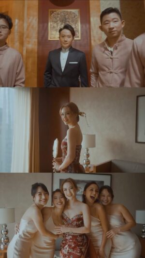 Melissa Campbell Instagram - Can you name me a more gorgeous bridal party? It is a lot of work being part of a bridal party in a Chinese Tea Ceremony wedding and they went above and beyond (IKYK 🪱) making it the happiest day of our lives. To the real champions - our beautiful Ji Mui’s & Heng Dai’s. We can’t thank you each enough. Our resilient cheerleaders who have been with us through the lowest points of our lives to now celebrating together. You fill us with so much strength and joy. We love you guys so much. Forever grateful. 

#chinesewedding #teaceremony #jimui #hengdai
