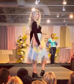Melissa Moore Instagram - Thank you @shopwestportvillage @shoptunies for such great outfits to wear.  I’m in love with the @johnnywas dress! Actually loved them all!!! #fallfashion @heymantalentagency @chad_broskey #fashion #runwaymodel #classicmodel