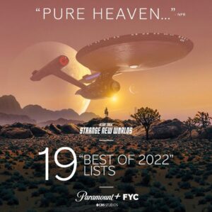 Melissa Navia Instagram - Pure heaven is right. This show really is something very special. So proud of our cast, our writers, and our crew. A true ensemble endeavor. #StrangeNewWorlds #FYC #StarTrek
@paramountplus @cbstvstudios