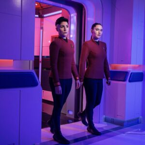Melissa Navia Instagram - La’an & Ortegas, up to what? Wrong answers only. And Happy Season 2 Premiere Day!

#StarTrek #StrangeNewWorlds