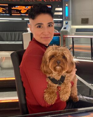 Melissa Navia Instagram - Hi from the helm.
🐶: @runa_ewok // @christinachongx