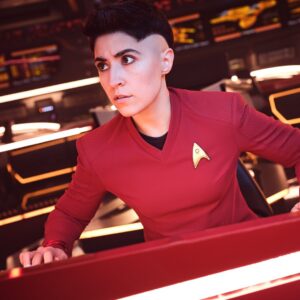 Melissa Navia Instagram - Big things coming. ✨
#StrangeNewWorlds @startrekonpplus