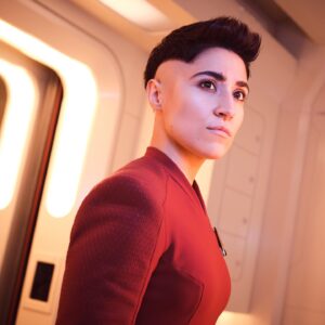 Melissa Navia Instagram - Hey there! Melissa Navia here. I play Lt. Erica Ortegas, helmsman of the USS Enterprise, on Star Trek: Strange New Worlds on Paramount , and I’ll be taking over CBS Studios’ Instagram stories today in honor of #WomensHistoryMonth. We’ve got plenty to talk about, photos to share, and a just-announced Season 2 premiere date to start counting down to…June 15th! So follow along. Adventure awaits. 💫🖖
 
#StarTrek #StrangeNewWorlds