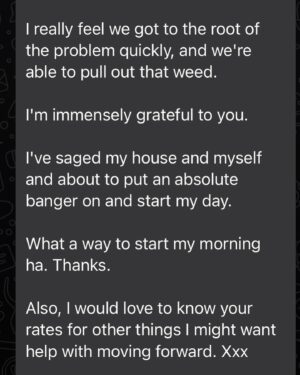 Mellissa Laycy Instagram - 🤯How my life went 🚀since I reprogrammed my subconscious mind. 

6 months ago I started receiving and then giving Theta healing online 💻 It is now the predominant modality I use when it comes to coaching my clients because the results are… profound!

After just 10 sessions I saw almost every area of my own life transcend to heights unknown.

Here are 10 ways in which my life levelled up because of Theta healing over the last 6 months.

1. I packed up and left London for good and am travelling the 🌎 world.
2. I stopped drinking 🥂 alcohol.
3. I’m super 🤑 abundant, manifesting money in all sorts of ways.
4. My inner joy has 😁quadrupled.
5. My 🧬hormones have completely reset meaning zero period pains, cramps or PMS.
6. My confidence 🪭in social situations levelled up.
7. I truly discovered the true meaning of self love and healed 💖 a deep ‘abandonment wound’.
8. My relationship to food 🥑became fun and any remains of emotional eating were gone.
9. I connected with my partner on another level 🤗We both stepped up and became more conscious. 
10. I attracted upgrades ✈️ free gifts 🎁 and generosity to the highest degree and gratitude 🙏🏼 underpins my day to day life.

I could go on forever… I didn’t know life could be filled with so much joy!! I wish somebody had told me this sooner.

Tell me… have you ever tried Theta healing?

#theta #joedispenza #healing #abundancemindset #techhouse