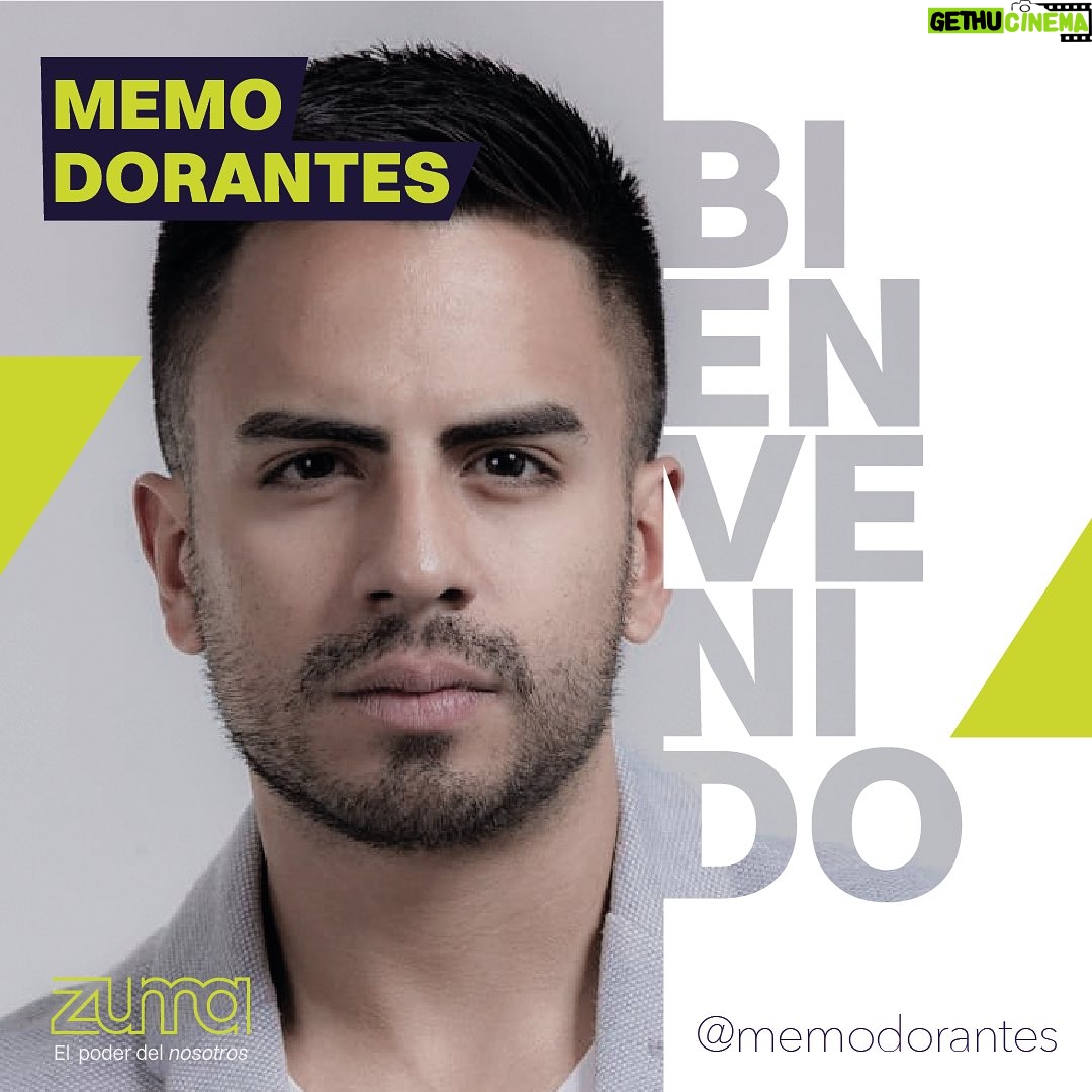 Memo Dorantes - 650 Likes - Apasionado de la actuación, dirección, la formación de talentos y un fiel doglover, asà es @memodorantes. Estamos emocionados de sumar su multifacético talento a nuestra familia.
”Bienvenido a tu nueva casa, Memo Dorantes!
#TalentoZuma #MemoDorantes #Bienvenido #Actor