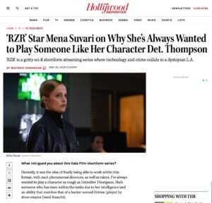 Mena Suvari Instagram - MENA x RZR x HOLLYWOOD REPORTER
Thank you @hollywoodreporter for the spotlight on SAG Award Winner and @bafta nominee, the incredible @menasuvari for her ferocious work in our series @rzrseries @officialgalafilm what a lovely and generous illustration of dreams that come true through cinema! Thank you Mena for your generous words.

Photo @dvgphotography 

#rzrseries #menasuvari #galafilm #hollywoodreporter #fyc #emmy #rzr #davidbianchi #producer #showrunner #celebritynews