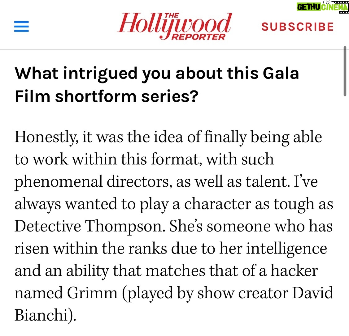 Mena Suvari - 3 Likes - MENA x RZR x HOLLYWOOD REPORTER
Thank you @hollywoodreporter for the spotlight on SAG Award Winner and @bafta nominee, the incredible @menasuvari for her ferocious work in our series @rzrseries @officialgalafilm what a lovely and generous illustration of dreams that come true through cinema! Thank you Mena for your generous words.
Photo @dvgphotography
#rzrseries #menasuvari #galafilm #hollywoodreporter #fyc #emmy #rzr #davidbianchi #producer #showrunner #celebritynews