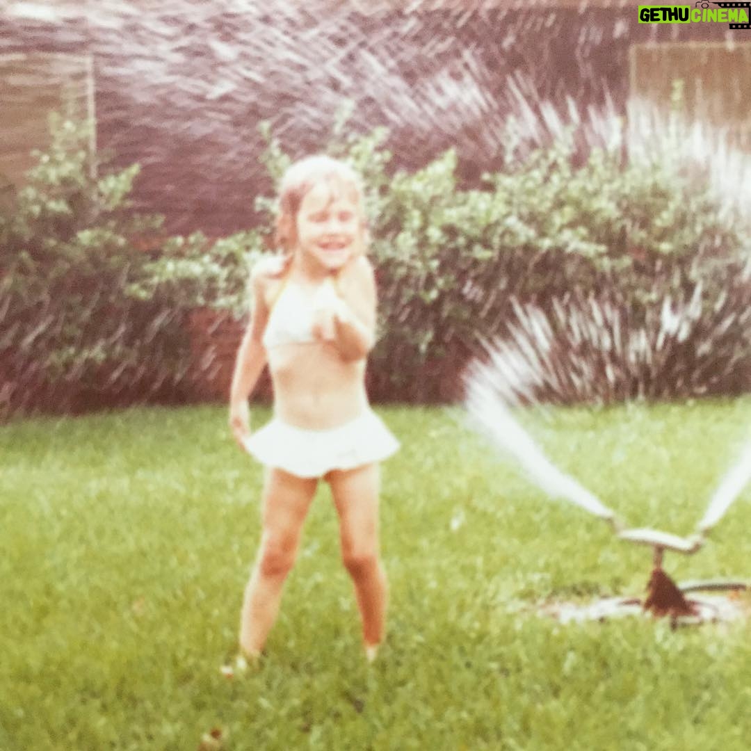 Meredith Monroe - 750 Likes - A #childhood #sundayfunday. Feeling those #sunday #vibes with my loves today. #funtimes #summertime 💕 #water #sprinkler #oldschool