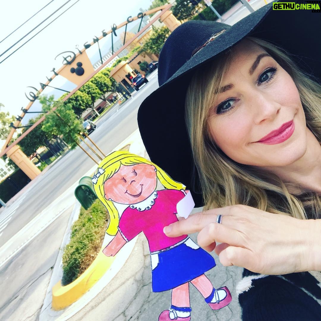Meredith Monroe - 295 Likes - Ok so #flatsally & I had an #audition today, she's not much of a #copilot as we wrongly went to #disney studios 1st...