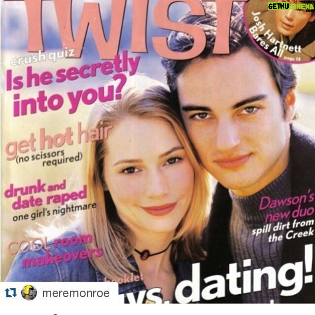 Meredith Monroe - 8.6K Likes - The #McPhee’s now & then. Love Kerr’s #rockabilly hair in the #twist shoot! ⚡️ Speaking of #hair a huge thank you to the #supremely awesome @kozmonyc for rocking mine And many thanks to the supremely awesome @thenicoleblais for making me feel & look fab & keeping an eye out for #wardrobemalfunction 😜 And that #dress !! thank you @zacposen for making a #gal feel like a #WOMAN #Stunning #colors, #print & #cut ! Thanks for an amazing #team @entertainmentweekly ! #greattimes #greatlaughs #greatpeople! #andiemcphee #creekweek #blessed🙏 #grateful #reunited #reunion #love