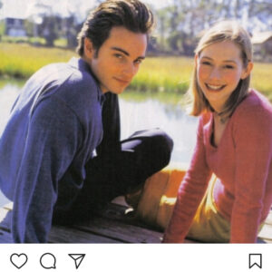 Meredith Monroe Instagram - The #McPhee’s now & then.  Love Kerr’s #rockabilly hair in the #twist shoot! ⚡️ Speaking of #hair a huge thank you to the #supremely awesome @kozmonyc for rocking mine And many thanks to the supremely awesome @thenicoleblais for making me feel & look fab & keeping an eye out for #wardrobemalfunction 😜 And that #dress !! thank you @zacposen for making a #gal feel like a #WOMAN #Stunning #colors, #print & #cut !  Thanks for an amazing #team @entertainmentweekly !  #greattimes #greatlaughs #greatpeople! #andiemcphee #creekweek #blessed🙏 #grateful #reunited #reunion #love
