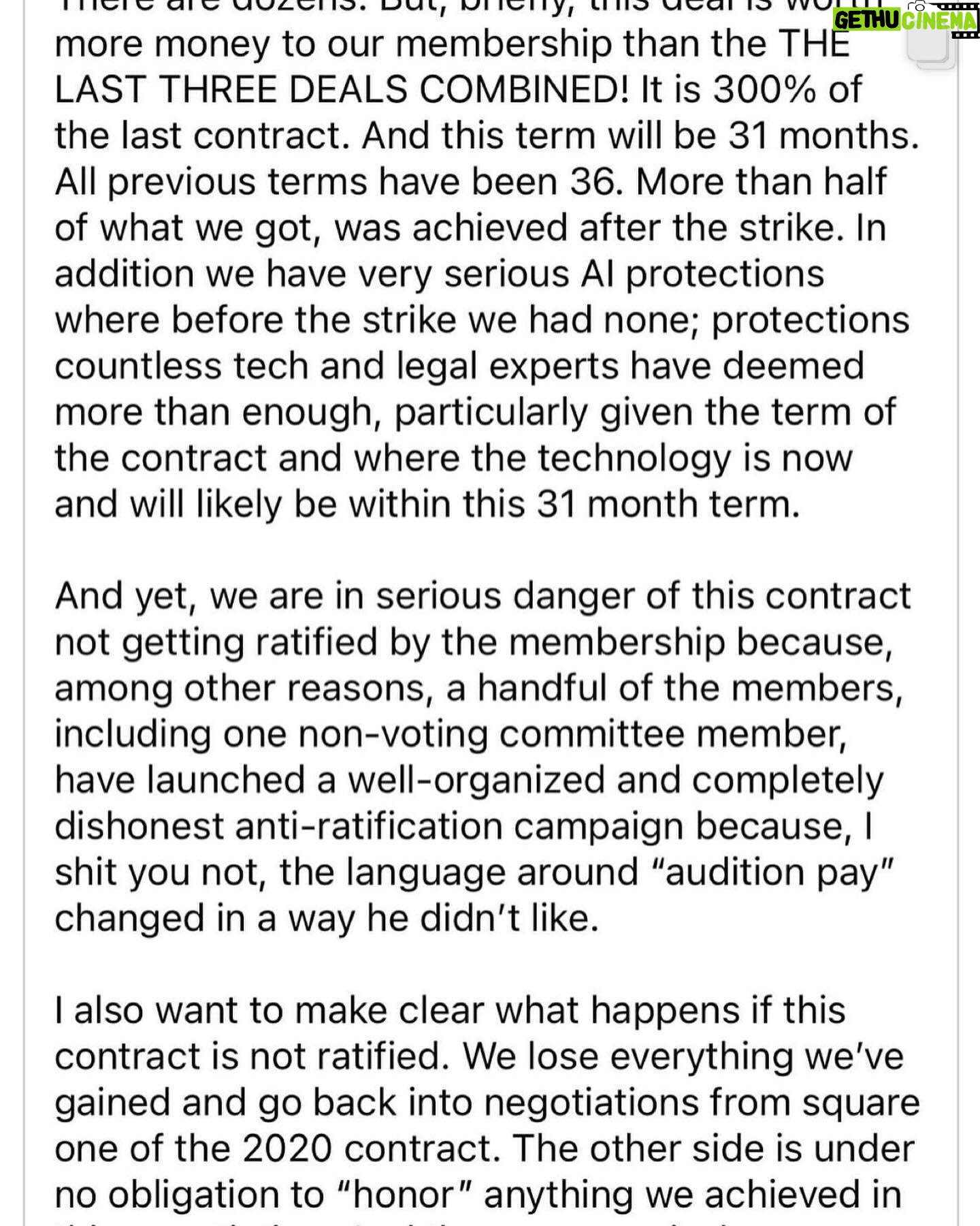 Merrin Dungey - 617 Likes - @sagaftra members do not miss this post. Read the whole thing before you throw your vote away.
Thank you @drew_droege for sharing this important information, and thank you @flatfootgaston for your service ā¤ļøā¤ļø