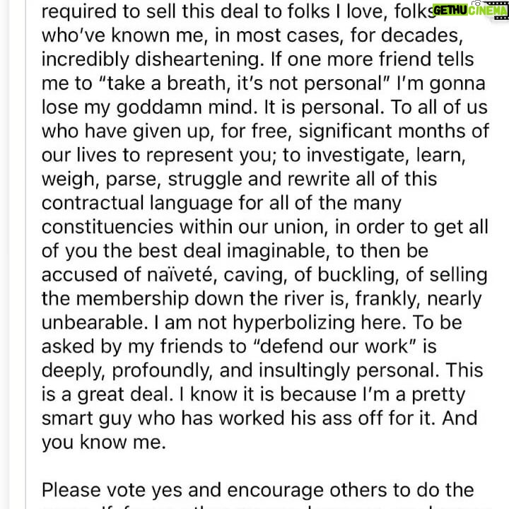 Merrin Dungey - 617 Likes - @sagaftra members do not miss this post. Read the whole thing before you throw your vote away.
Thank you @drew_droege for sharing this important information, and thank you @flatfootgaston for your service ā¤ļøā¤ļø