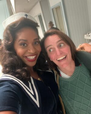 Merrin Dungey Instagram - Some of my favorites from this season of @shiningvalestarz! The episodes are weird and scary and so much fun!! Why am I in this 1940’s sailor costume? Catch up on episodes!!!
@jeffsastrof 
@baconsides 
@sharonhorgan 
@mslizzyf 

Hair: @hairbykamaura 
Makeup: @valhuntbeauty
