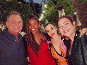 Merrin Dungey Instagram - A beautiful night with my #sisterwife @fancy.baxter! 
Let’s bring the party to NOLA next time for a 4:30p dinner right @bean9? 
@thekevinryder @maytzigane