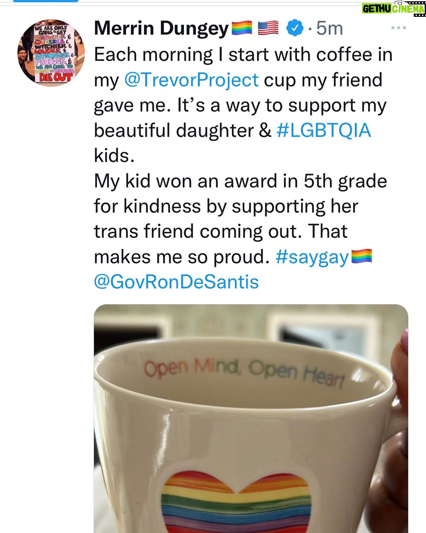 Merrin Dungey - 699 Likes - Whatās happening in our country is devastating. Today that donāt say gay bullshit takes effect in the vomit vortex that is Florida.
I will say it and wrap myself in rainbows and love my gay kid and all her friends and my gay husbands and I will fight these motherfuckers because they donāt believe in LOVE.
š³ļøāšš³ļøāā§ļøš³ļøāšš³ļøāā§ļøš³ļøāšš³ļøāā§ļøš³ļøāšš³ļøāā§ļøš³ļøāšš³ļøāā§ļø
