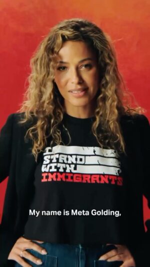 Meta Golding Instagram - June is  #ImmigrantHeritageMonth and I am proud to stand with all immigrants.

Do you know your heritage? Drop your flags below! These immigrants   allies represent Cuba, Lebanon, Mexico, Greece, Haiti and more 🇨🇺🇱🇧🇲🇽🇬🇷

CREDITS:
@iamanimmigrant (https://www.instagram.com/iamanimmigrant/?hl=en) x @wearesoze (https://www.instagram.com/wearesoze/?hl=en)

Photographer: @fancybethany (https://www.instagram.com/fancybethany/?hl=en)
1st Photo Asst: @heydashaunae (https://www.instagram.com/heydashaunae/?hl=en)
Photo DIT: @roneilchavez (https://www.instagram.com/roneilchavez/?hl=en)
Photo Retoucher: @jackmaffucci (https://www.instagram.com/jackmaffucci/?hl=en)

Executive Producer: 
@renatkjohnson (https://www.instagram.com/renatkjohnson/?hl=en)

Production Partners: 
@thelightislit (https://www.instagram.com/thelightislit/?hl=en)

Studio: 
@thecomplexstudios (https://www.instagram.com/thecomplexstudios/?hl=en)

HMU: 
@mirnajose (https://www.instagram.com/mirnajose/?hl=en)
 x Deanna Klemmer

HMU Assist: Ramdasha x Kat Barlas

Wardrobe: 
@laurynterceira (https://www.instagram.com/laurynterceira/?hl=en)

Wardrobe Assist: 
@mikhaelazaba (https://www.instagram.com/mikhaelazaba/?hl=en)
 x 
@naomigk (https://www.instagram.com/naomigk/?hl=en)

Art PA: 
@bjustinejaime (https://www.instagram.com/bjustinejaime/?hl=en)
 x Jhanelle Elissa

Campaign Creative Director: 
@leonxdavis (https://www.instagram.com/leonxdavis/?hl=en)

Talent Producer: 
@justbeingdevine (https://www.instagram.com/justbeingdevine/?hl=en)

15h