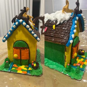 Michael Angarano Instagram - ooook, the official Angarano Gingerbread Competition is back! please vote on your favorite house in the comments:

1) Reindeer Roost
2) Enchanting Icing Estate
3) Mid-Century Modern
4) Stump
5) Nathan’s Revenge
6) Santa’s Hideaway
7) A Charlie Brown Christmas
8) ChristmasSsSsSs

happy holidays!