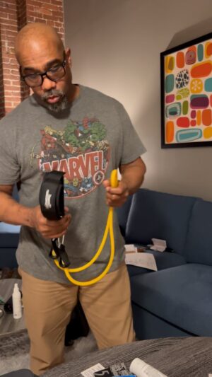 Michael Beach Instagram - Starting out nice and easy with resistance training for my upper body while avoiding stress/pressure on my left wrist. The doctor tells me I shouldn’t lift for almost a year but it’s coming up on 6 months since my surgery and there is no way I can wait for another 6 months to get going. But my wrist is still weak and I don’t want to do any damage to it so I’ll just work around it. I haven’t gone to the gym to work my lower body, out of fear that I’d get comfortable and try to do other body parts I shouldn’t do so I stayed away. 

But now I’m getting it back together “resistance” wise cause you can’t build muscle without some sort of resistance. However, I’m not a bodybuilder and I’m not young anymore 🤷🏾‍♂️🤣 so for me it’s about functional strength for a healthy body as I continue to age. Three things I’m gonna work on doing …
1. Light to moderate band and weight training (In and out of gym)
2. HIIT cardio (box jumps, air squats, light ball slams, jumping jacks etc … also walking/hiking)
3. Stay away from sugar (for now that’s all I’m gonna require of myself diet wise but this will really help)
…
It’s a mind game folks and you have to figure out what is gonna work for you. If you choose to do something but can’t stick to it then it’s no good to you. And it’s not weak or a cop out if you don’t do things 100% or all out. It doesn’t have to be an all or nothing plan. I’m gonna start here and grow into doing more and over time with consistency and dedication my body AND mind will respond! #backtotraining #gymratreturns #smarttraining #trainsmarter #60plusandfit #60pluscrew #oldmanstrength #resistancebandsworkout #resistancetrainning
